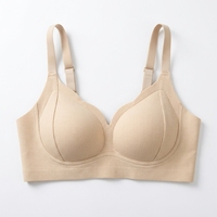 Soutien-gorge push-up sans armatures et sans coutures, minimaliste, pour un maintien quotidien