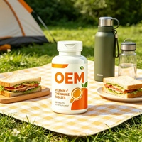 Comprimés à croquer de vitamine C OEM - Complément alimentaire pour le soutien immunitaire et antioxydant