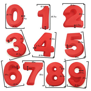 Moldes de Silicona para Chocolate Aprobados por la FDA, Aptos para Alimentos, Material Flexible <span class=keywords><strong>y</strong></span> Resistente a los Olores - Product Image 1