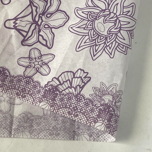 Vente en gros de papier kraft blanc translucide, impression de papier d'emballage étanche à l'humidité pour vêtements, emballage en verre directement en usine - Product Image 2