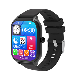 Montre connectée étanche GTS4, compteur de pas, rappel d'appel, alerte SMS, notification d'application, écran tactile, musique BT, localisation de téléphone BT - Product Image 1