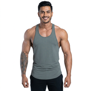 Custom Muscle Fitness Bodybuilding Gym Clothing Male Sleeveless Print Blank <b>Singlets</b> Stringers <b>Men</b> Tank Tops - Product Image 1