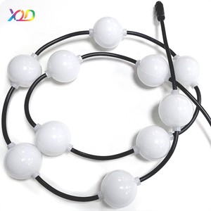 Sphères décoratives RGB colorées imperméables pour l'extérieur, éclairage <span class=keywords><strong>de</strong></span> Noël, boules lumineuses LED festives pour les fêtes - Product Image 5