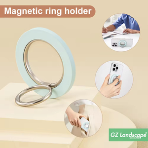 Support de téléphone portable magnétique puissant, flexible et réglable, avec anneau de maintien, personnalisable avec logo, couleur peinte, vente en gros - Product Image 3