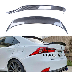 For IS E3 3rd Generation CT1 Style Carbon Fiber Rear Spoiler Trunk Wing 2013-2020 Carbon Fiber Rear - Product Image 1