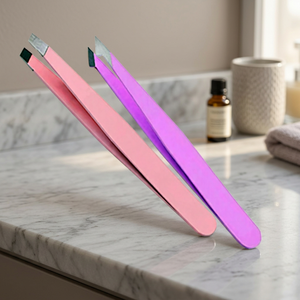 ASAP Eco-friendly Stainless Steel Eyebrow Eyelash Tweezers Set Slanted Tip <b>Volume</b> Eyelash <b>Lash</b> Extensions Waxing Tools - Product Image 2