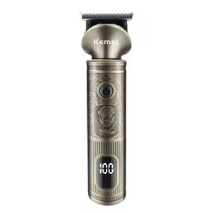 <span class=keywords><strong>Kemei</strong></span> Tondeuses de barbier professionnelles avec chargeur USB <span class=keywords><strong>KM</strong></span>--1637 Ensemble de tondeuse à cheveux électrique Écran LCD multifonctionnel - Product Image 2