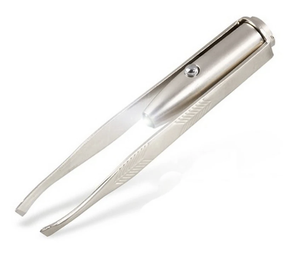<span class=keywords><strong>Pince</strong></span> à sourcils éclairée par LED, outil de beauté précis et lumineux pour la mise en forme des sourcils - Product Image 2