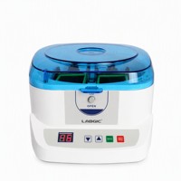 Centrifugeuse de microplaques L-CFM-2500, agitateur de plaques PCR 2500 tr/min, centrifugeuse de laboratoire de paillasse 2x96 puits avec moteur sans balais