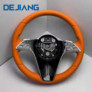 Volante de Cuero y Madera para Mercedes-Benz <span class=keywords><strong>Maybach</strong></span> Clase A, B, G, G500, G63, G350, G55, <span class=keywords><strong>G65</strong></span>, G350, Estilo Peachl, para Autos de Lujo - Product Image 5