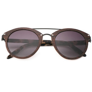 Vente en gros de lunettes de soleil en bois polarisées <span class=keywords><strong>cat</strong></span> 3 <span class=keywords><strong>uv</strong></span> <span class=keywords><strong>400</strong></span> avec logo personnalisé avec monture en métal - Product Image 5