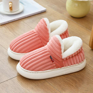 Chaussons d'hiver doux et chauds pour femmes, antidérapants, pour l'intérieur et l'extérieur, en coton, vente en gros, chaussures de maison - Product Image 5