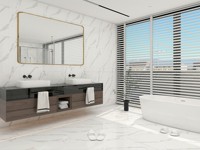 Carreaux de Sol en Céramique 60x60 80x80 Brillants Luxe pour Salon, Carrelage en Porcelaine Effet Marbre, Vente en Gros