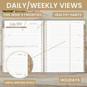 맞춤형 디자인 및 로고 A5 노트북 나선형 라인 저널 작업 선물 학교 사무실 학년 일 플래너 노트북 - Product Image 3