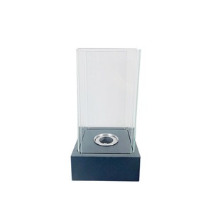 Chimenea <span class=keywords><strong>de</strong></span> <span class=keywords><strong>Etanol</strong></span> Moderna, Pequeña y Cuadrada, <span class=keywords><strong>de</strong></span> Acero, Portátil, Lámpara <span class=keywords><strong>de</strong></span> Ambiente para Exteriores - Product Image 5