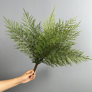 Plante artificielle <span class=keywords><strong>de</strong></span> fougère, herbe <span class=keywords><strong>de</strong></span> la roche, romarin persan, asperge verte, décoration <span class=keywords><strong>de</strong></span> sol UV, micro-paysage souple, verdure paysagère - Product Image 6