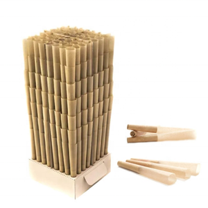 Customized Size Printing Brand LOGO Brown Cone Wood Pulp Paper Cone Disposable Slow Burning <b>Smoking</b> Special Roll Paper - Product Image 1