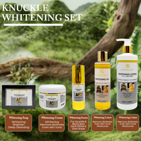 LANORIENT Ensemble de blanchiment rapide Gluta, Vitamine C & E, Arbutine, Savon éclaircissant, Huile corporelle, Lotion, Crème pour le visage et le corps