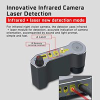 Détecteur anti-espion professionnel : Scanner de signaux RF et détecteur de caméras cachées à infrarouge laser