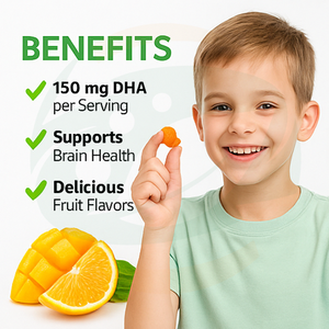 Gomas de Multivitaminas Veganas com Ômega-3 para Adultos, Marca Privada, Alimento para Gestão de Energia - Product Image 3