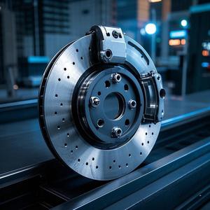 Yoker แผ่นดิสก์เบรกหลังรถบรรทุก Audi 4F0615601E Audi ระบบเบรกรถยนต์แบบใหม่ระบบเบรกโรเตอร์เบรกซ่อมโดยตรงจากผู้ผลิต - Product Image 4