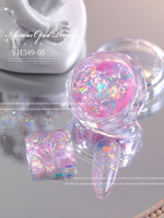 Aurora Mermaid Opal Nail Art Glitter Poudre Paillettes Irisé Caméléon Flocons Holographique Irrégulier Flocons Manucure Poudre