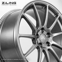 Rines de Aleación Forjados Monobloque Personalizados ZL Diseñados para Honda Civic de 17, 18 y 19 Pulgadas, Rines Personalizados Multirradio, Compatibilidad OEM, Posventa