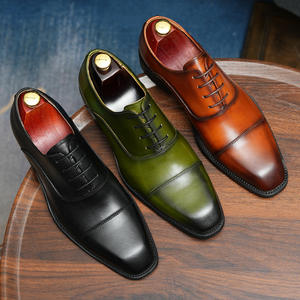 Nuevos zapatos de cuero para hombre, estilo europeo, con cordones, formales para negocios, para jóvenes, bodas y banquetes - Product Image 4