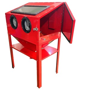 Small Dry <b>Sandblasting</b> Machine SBC220 220L Manual Descaling Stripping Rust Removal Metal Coil Cleaning Equipment - Product Image 4