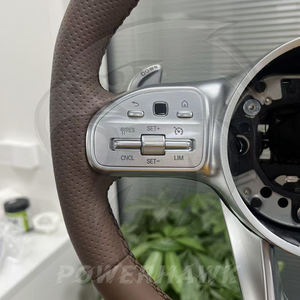 Roda kemudi kulit kualitas tinggi, untuk Mercedes Benz CLS W218 X218 C257 W205 W212 W213 C216 C217 C218 W222 W223 C207 A207 CLA - Product Image 2