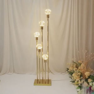 Support à fleurs en métal de qualité supérieure, moderne et multifonctionnel, robuste, en fer, pour la décoration de l'entrée d'un hôtel - Product Image 3