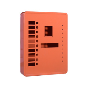 Custom Sheet Metal Chassis 400x290x100mm Rectangular Baking Paint Cold Rolled Steel Laser Cutting - Product Image 3