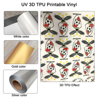 Vinilo Transparente de TPU para Impresión por Transferencia de Calor, Película de TPU PU para Impresión UV en Camisetas, Compatible con Impresoras 3D