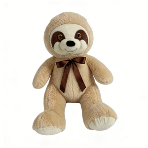 Peluche de Perezoso, Adorable Peluche de Perezoso Sentado, Peluche de Perezoso Marrón Claro, Peluche de Perezoso Suave y Esponjoso - Product Image 4
