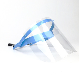 Visière de protection dentaire anti-buée transparente pour usage domestique et commercial, taille adulte, cadre bleu - Product Image 2