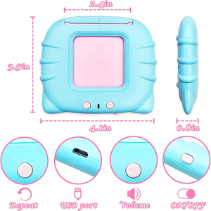 Máquina de terapia del habla para aprendizaje de inglés preescolar para niños, juguetes 224, <span class=keywords><strong>palabras</strong></span> a la vista, cognición educativa, tarjeta Flash parlante Montessori - Product Image 6