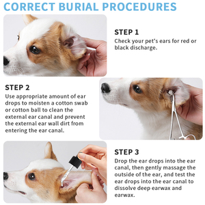犬と猫の耳の感染症を和らげるための8オンスのアルコールを含まない獣医用フォーミュラオティック酵素ソリューションをカスタマイズする - Product Image 6