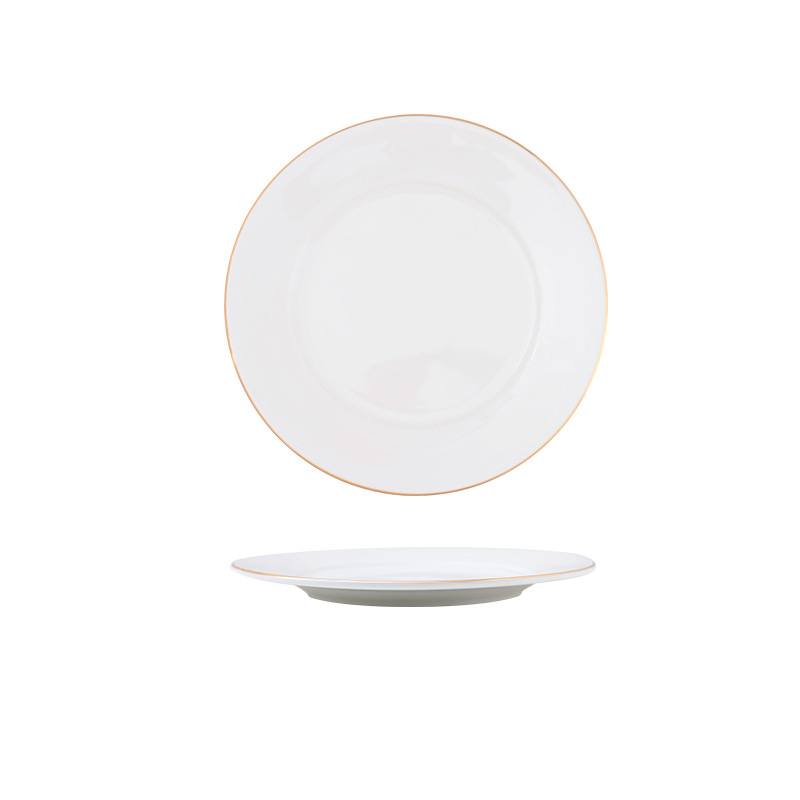 Blanc + Or plat de jante