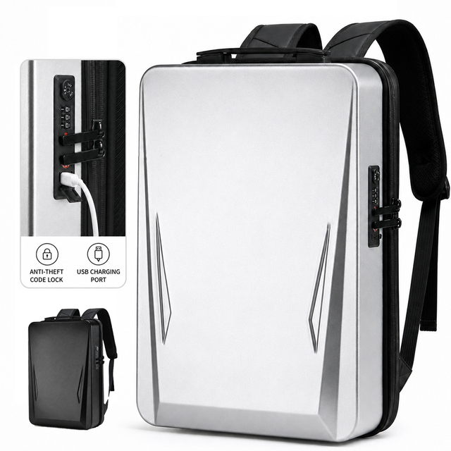 17.3 Inch Laptop Usb Charging Backpack Mochila Inteligente Slim Smart for Gaming Enlarged Hard Shell Anti Theft Backpack