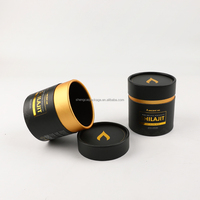 Boîte Cylindrique en Carton pour Pot de Miel, Complément Alimentaire, Gommes Shilajit - Emballage Tube en Papier