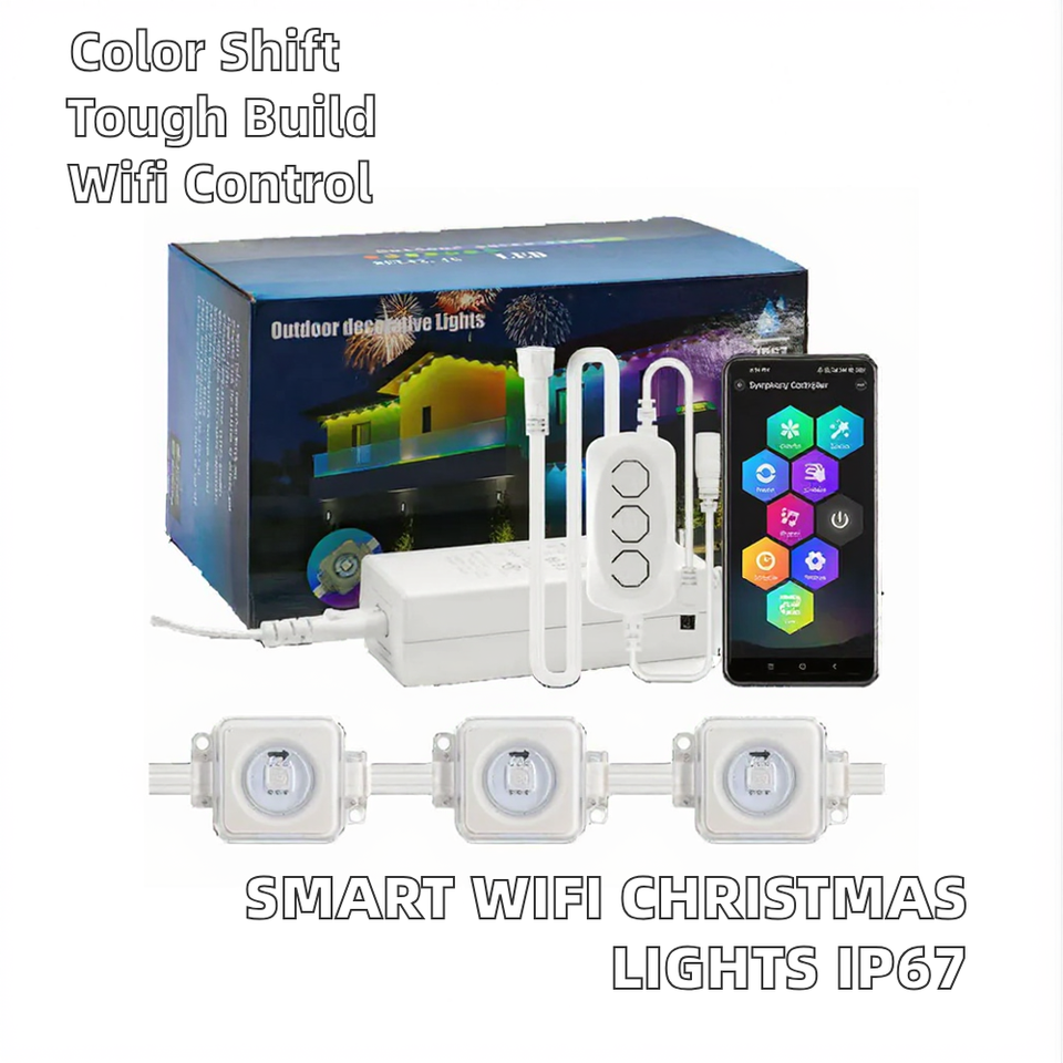 Govee Permanent Outdoor Lights Pro (H806A) - Smart RGBIC LED Pixel Lights for Holiday Home Decoratio