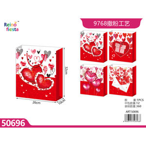 ถุงของขวัญลายหัวใจโรแมนติกสำหรับโอกาสพิเศษสำหรับวันวาเลนไทน์ - Product Image 1