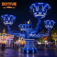 Manèges Hotfun Energy Claw Rides 32 places, équipement de parc d'attractions extérieur, manèges Energy Storm pour grands projets de fêtes foraines