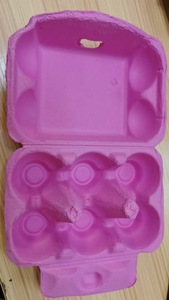 Chuyên nghiệp tùy chỉnh 6-mảnh đầy màu sắc khay trứng, chống sốc, thả kháng, phân hủy sinh học bột giấy khay trứng - Product Image 6