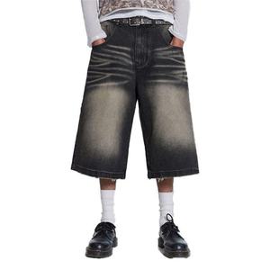 Shorts vintage de haute qualité pour hommes, vente en gros personnalisée, coton respirant, design élégant délavé au soleil, fermeture éclair, style urbain - Product Image 5