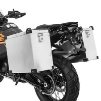 دراجة نارية الجانب مربع خلفي الجملة الألومنيوم مخصص سطح الشظية التعبئة دراجة نارية المواد سريعة المنشأ نوع جودة حجم ISO