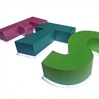 Lettres en relief rétroéclairées par LED fournies directement par les usines chinoises, enseignes au néon personnalisées pour les entreprises, les centres commerciaux, les écoles, les hôpitaux, les mariages