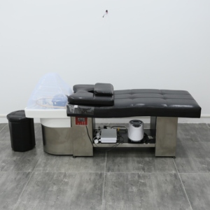 Wally Beauty Head Spa Shampoo letto per lavaggio dei capelli stazione lettino da massaggio con Spa a vapore - Product Image 4