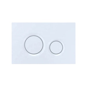 Chất lượng cao Trắng giấu Phễu thoát nước tuôn ra tấm với Vòng kép <span class=keywords><strong>Push</strong></span> Buttons cho nhà vệ sinh - Product Image 1