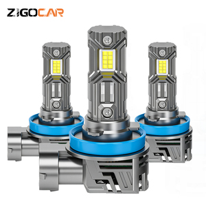 ZIGOCAR Nuevos Faros Delanteros Super LED 1:1 Plug and Play 30W 3000LM <span class=keywords><strong>6000K</strong></span> H4/H7/H11/9005/9006/9012/5202 12V Ajuste Universal 24 Meses - Product Image 1